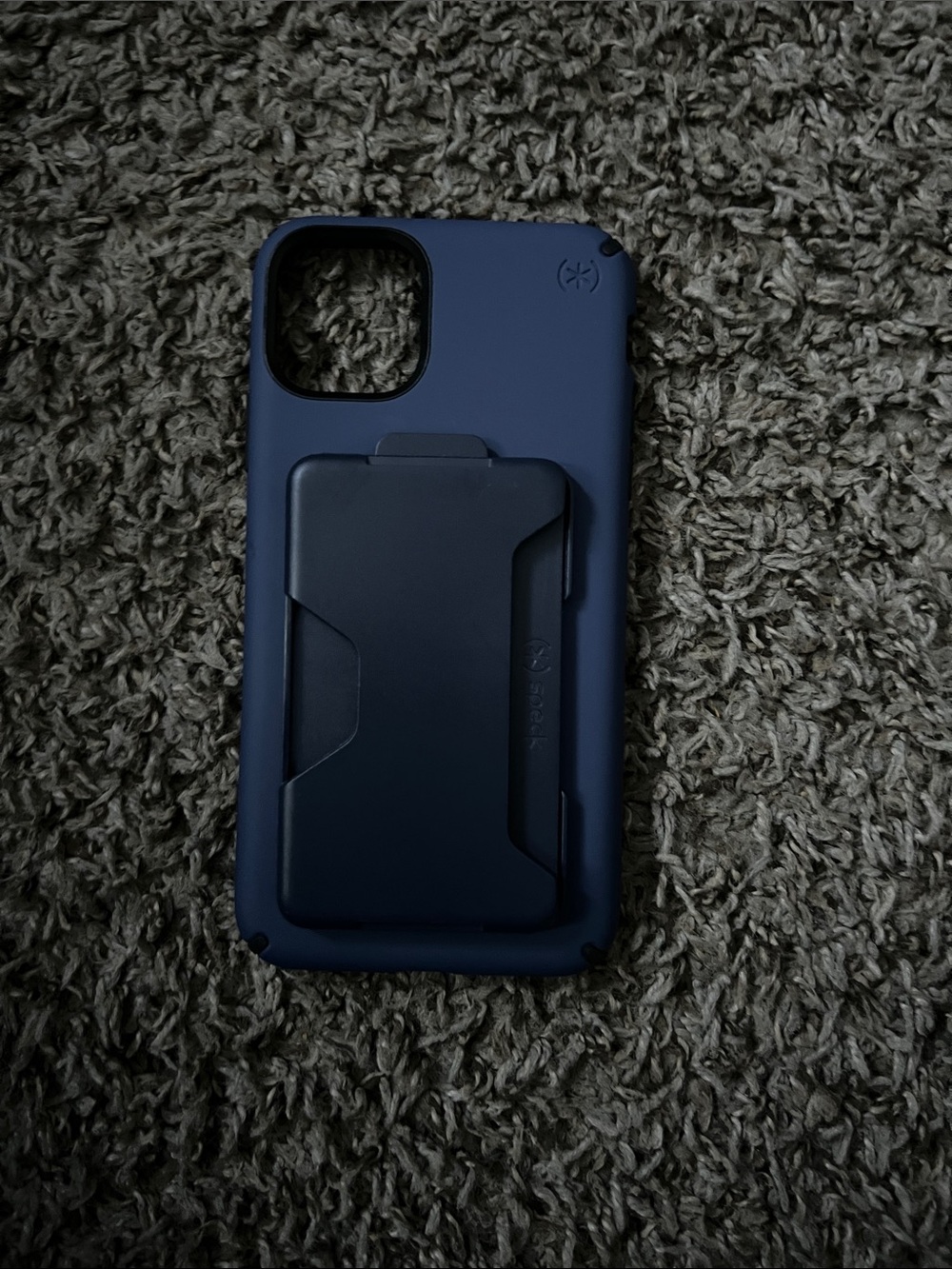 speck Navy Blue Card Holder Phone Case